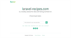 Desktop Screenshot of laravel-recipes.com