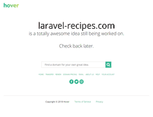 Tablet Screenshot of laravel-recipes.com